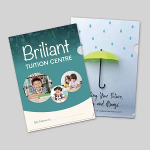 L-Shape Plastic Folder